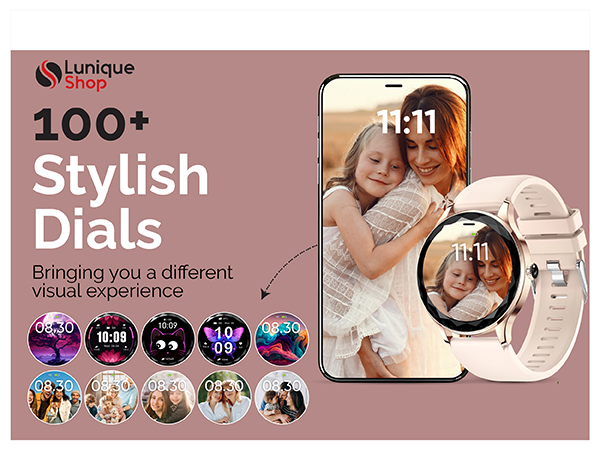 Montre connectée femme LSDIAMS smartwatch appel Bluetooth - Lunique Shop