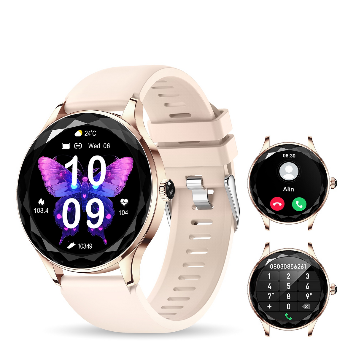 Montre connectée femme LSDIAMS smartwatch appel Bluetooth - Lunique Shop
