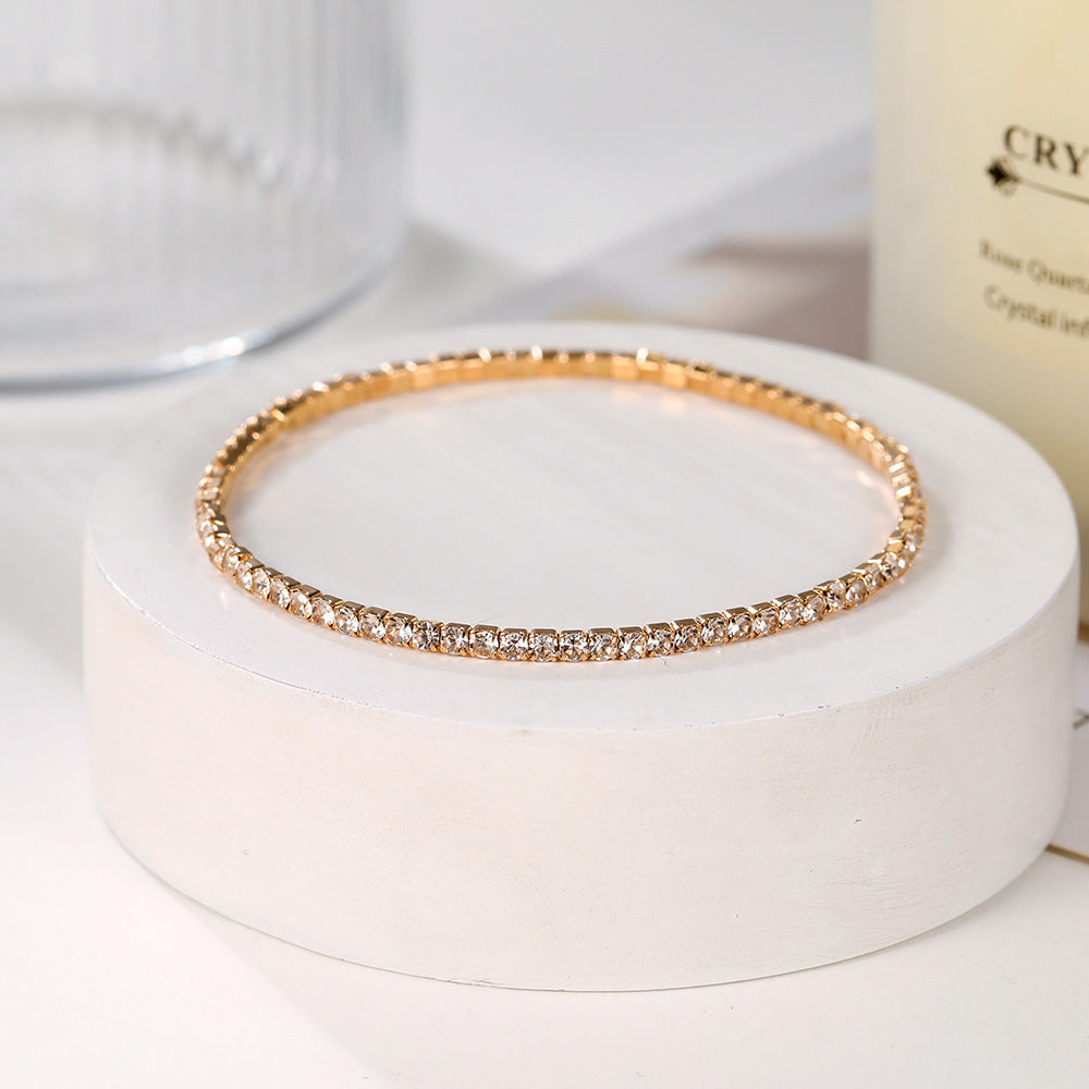 Bracelets Strass Or et blanc - Lunique Shop