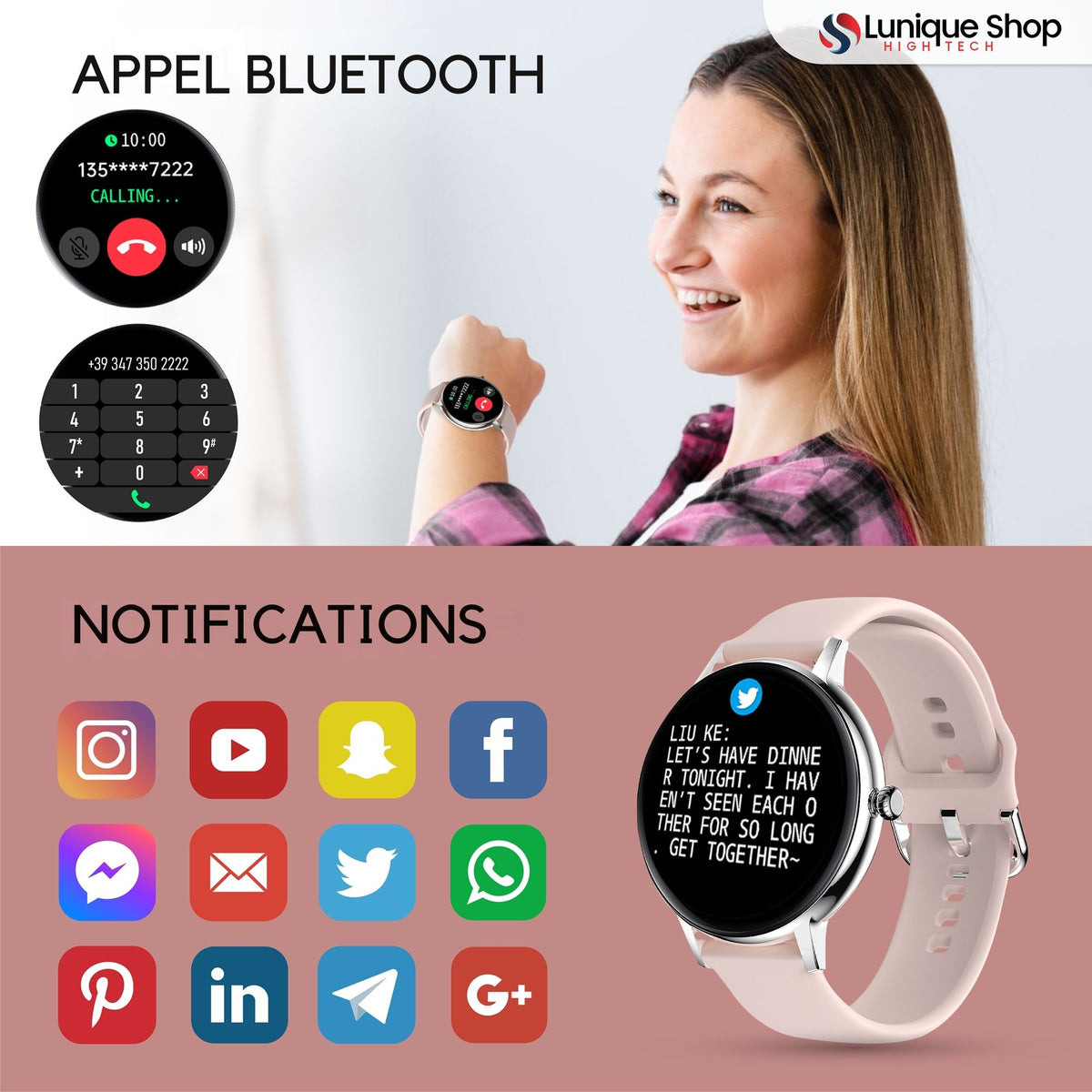 LSCALL Passer des appels en Bluetooth - Lunique Shop