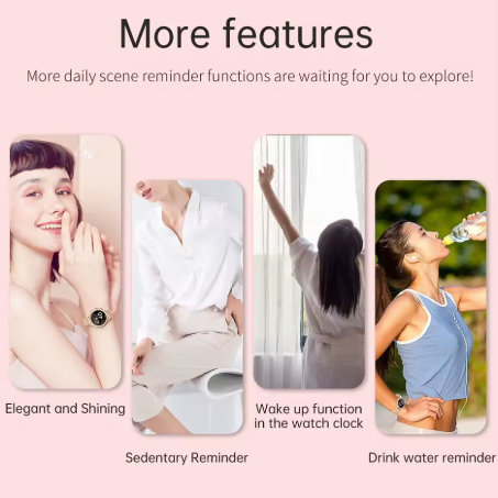 Montre connectée avec cadran à strass - Lunique Shop