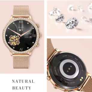 Montre connectée avec cadran à strass - Lunique Shop