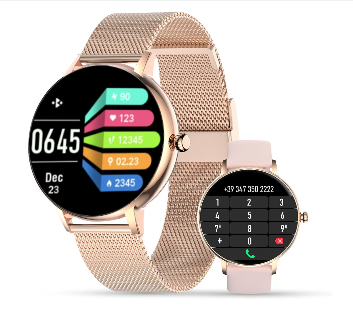 LSCALL montre connectée femme strava Passer des appels en Bluetooth - Lunique Shop