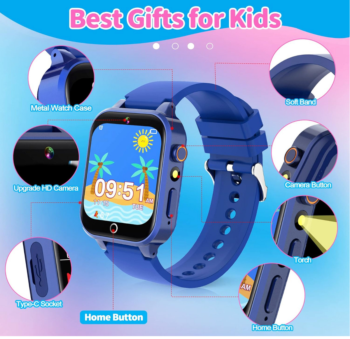 Montre connectée enfant LSCHILD - Lunique Shop