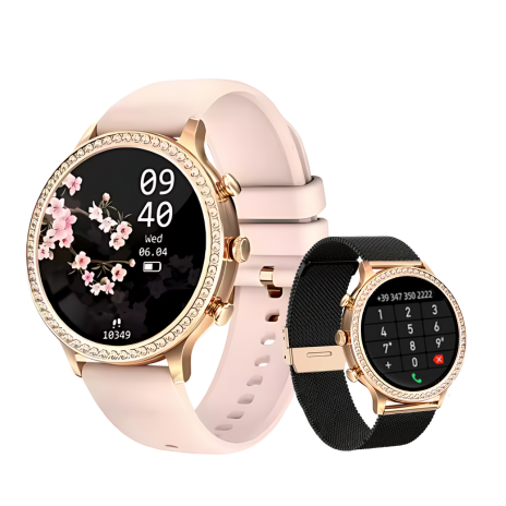 Montre connectée avec cadran à strass - Lunique Shop