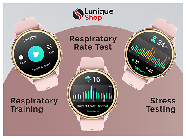 Montre Connectée LSFULL Femme ultra léger Appel Bluetooth, 1,27&quot; HD Smartwatch - Lunique Shop