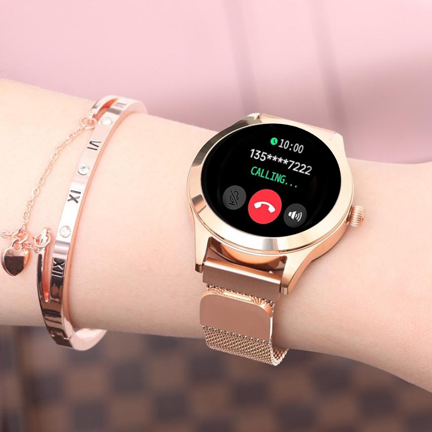 Nouvelle Round 2 Montre Connectée Femme Appel téléphone Assistance Vocale - Lunique Shop