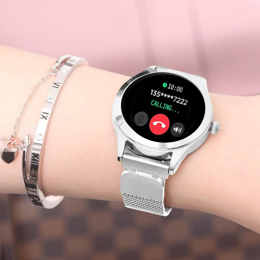 Nouvelle Round 2 Montre Connectée Femme Appel téléphone Assistance Vocale - Lunique Shop