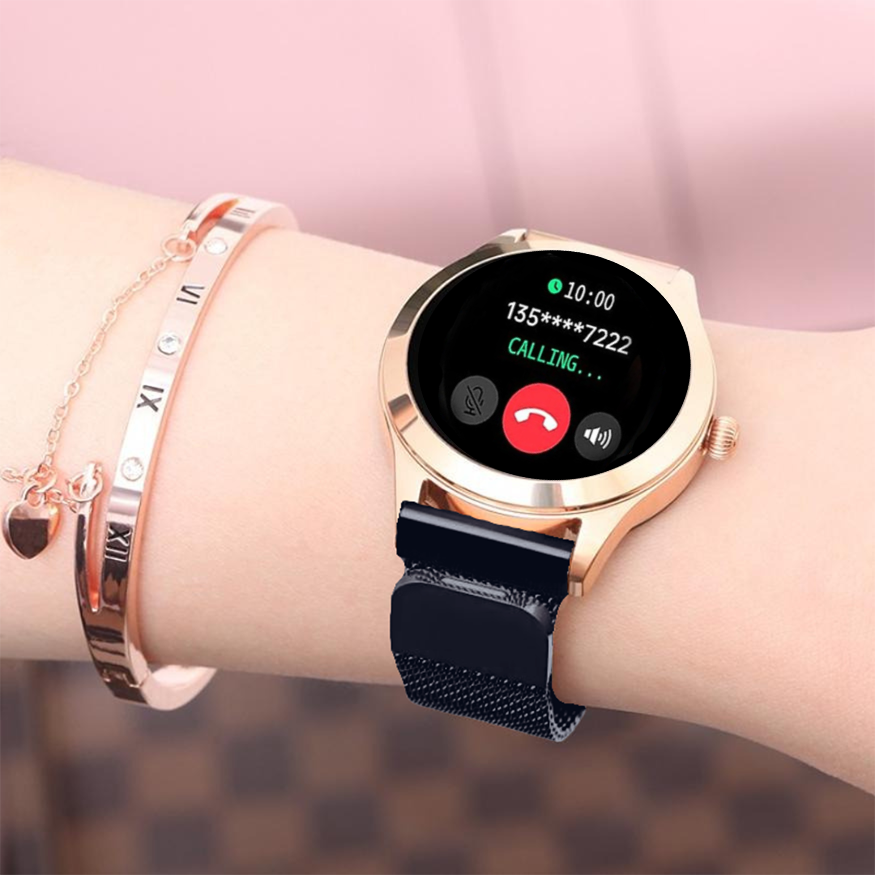 Nouvelle Round 2 Montre Connectée Femme Appel téléphone Assistance Vocale - Lunique Shop