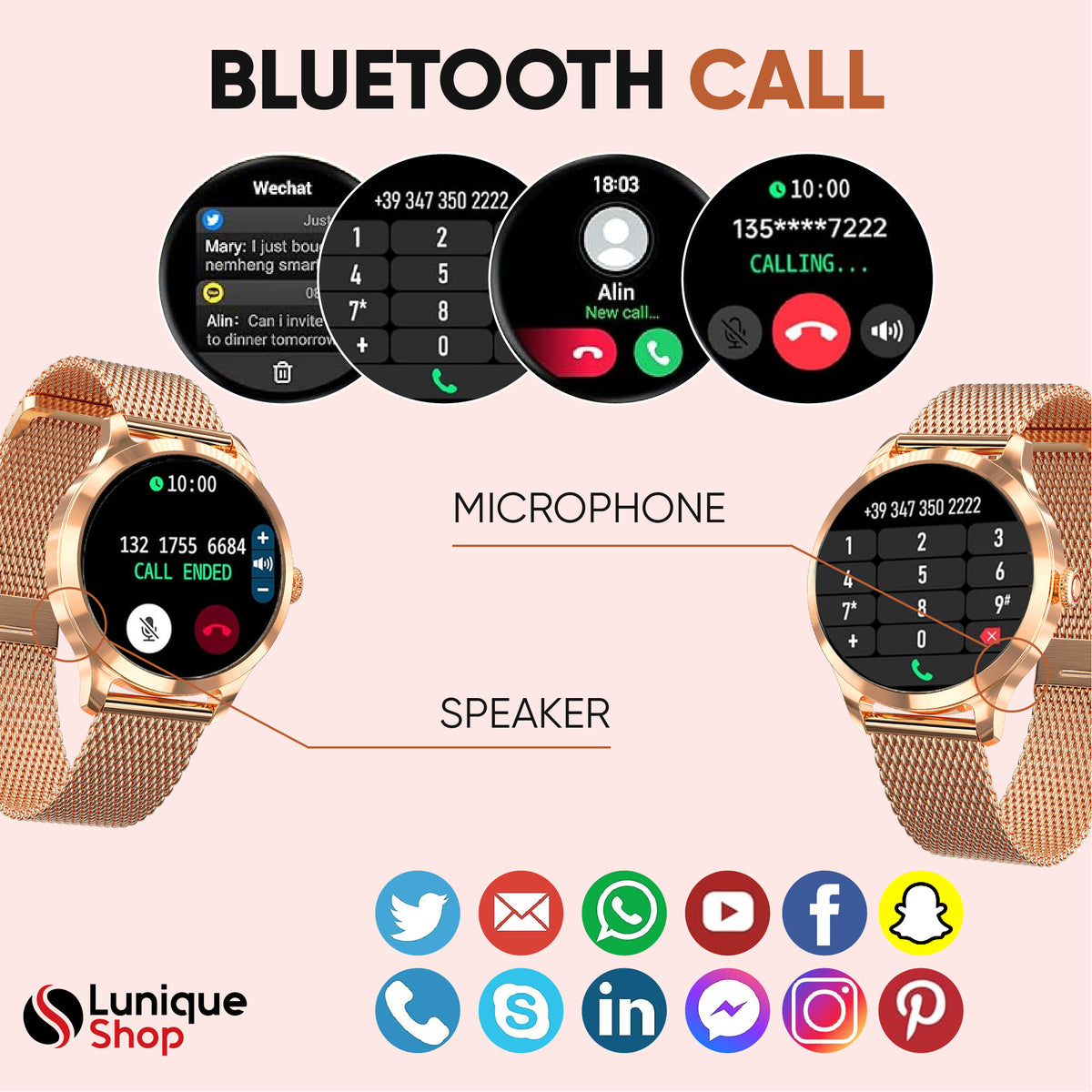 Montre connectée ROUND 2 reconditionnée - Lunique Shop