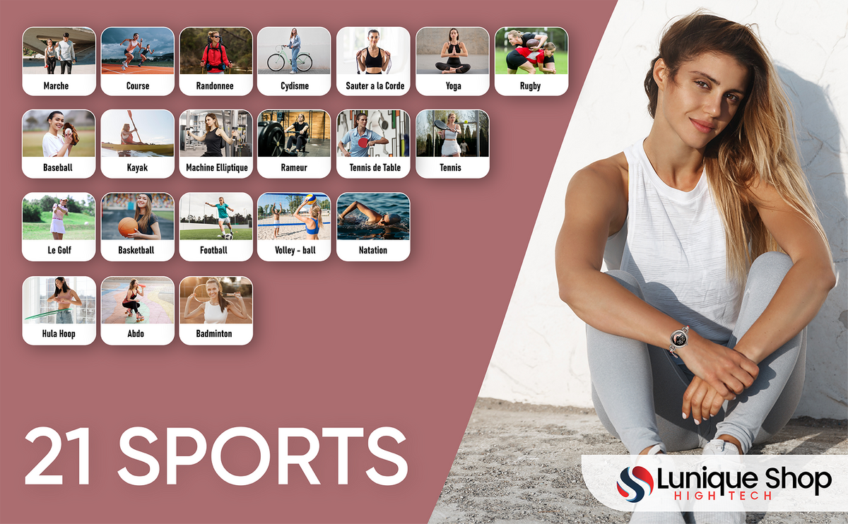 LSBEAUTY, La montre connectée bijoux - montre connectee Lunique Shop