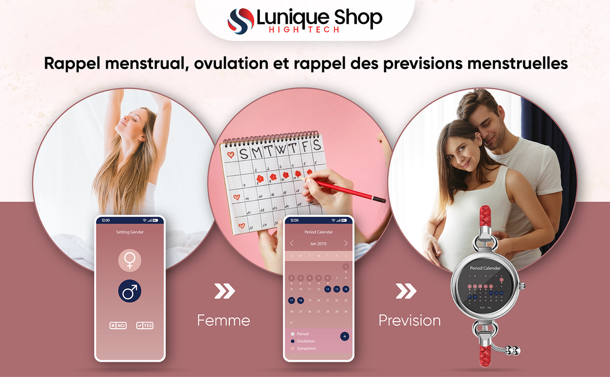 LSBEAUTY, La montre connectée bijoux - montre connectee Lunique Shop