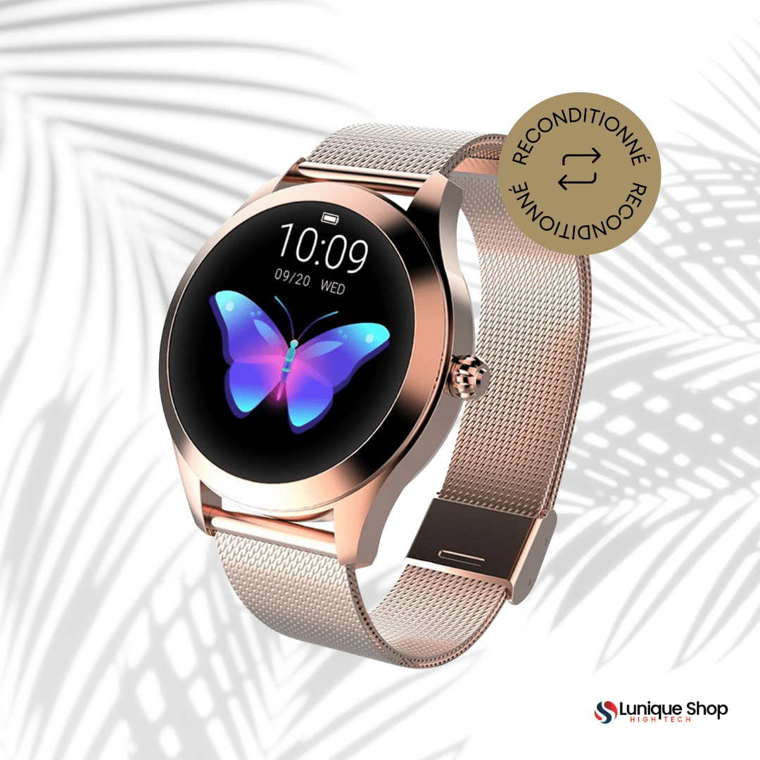 Montre connectée ROUND Reconditionnée - montre connectee Lunique Shop Or / Excellent