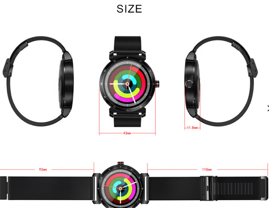 ONE TIME, Ecouter de la musique et Téléphoner - montre appel Lunique Shop