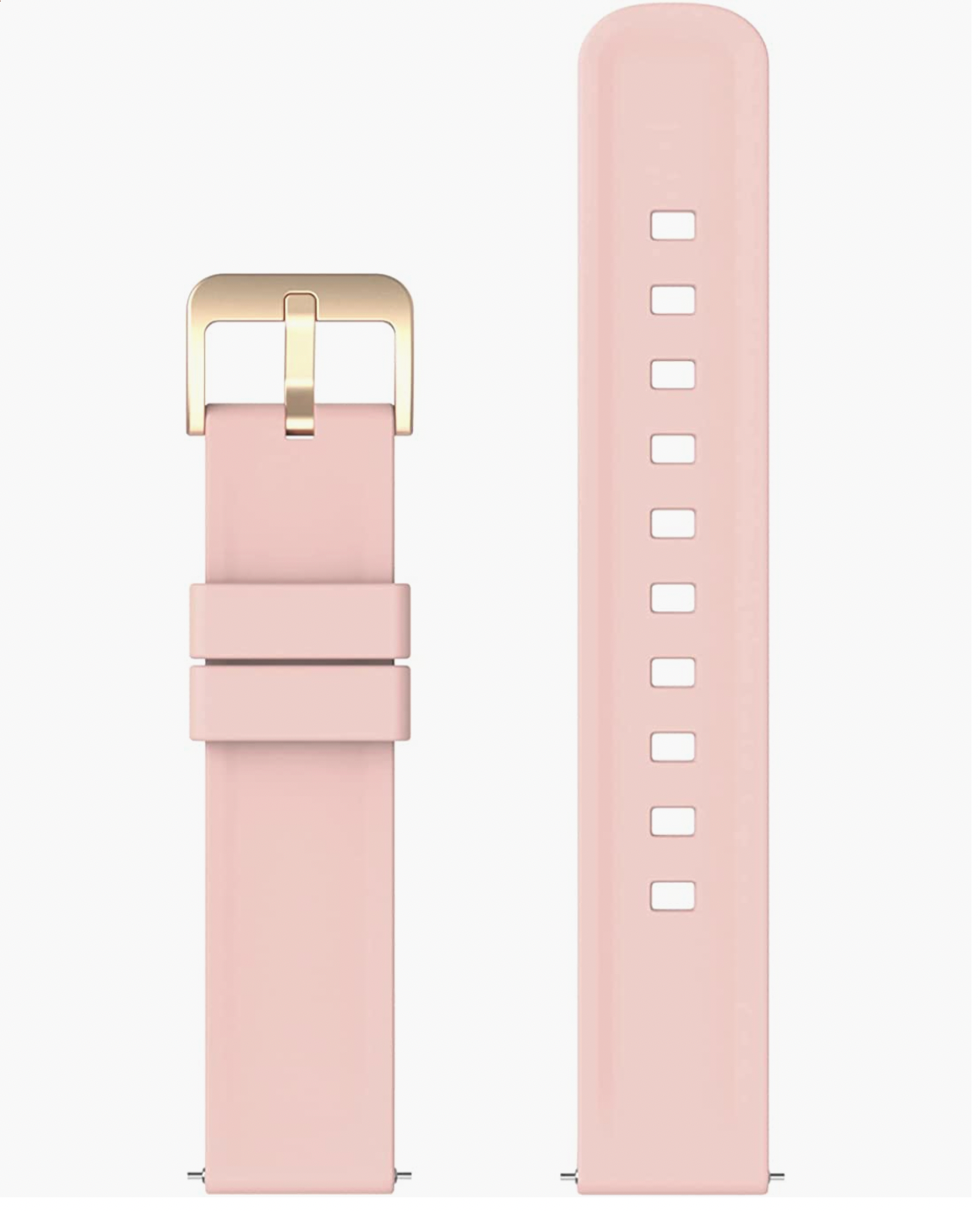 Bracelet interchangeable silicone plusieurs couleur - bracelet Lunique Shop Rose-Or/ 18 mm Round, Lsfit, LSluxe