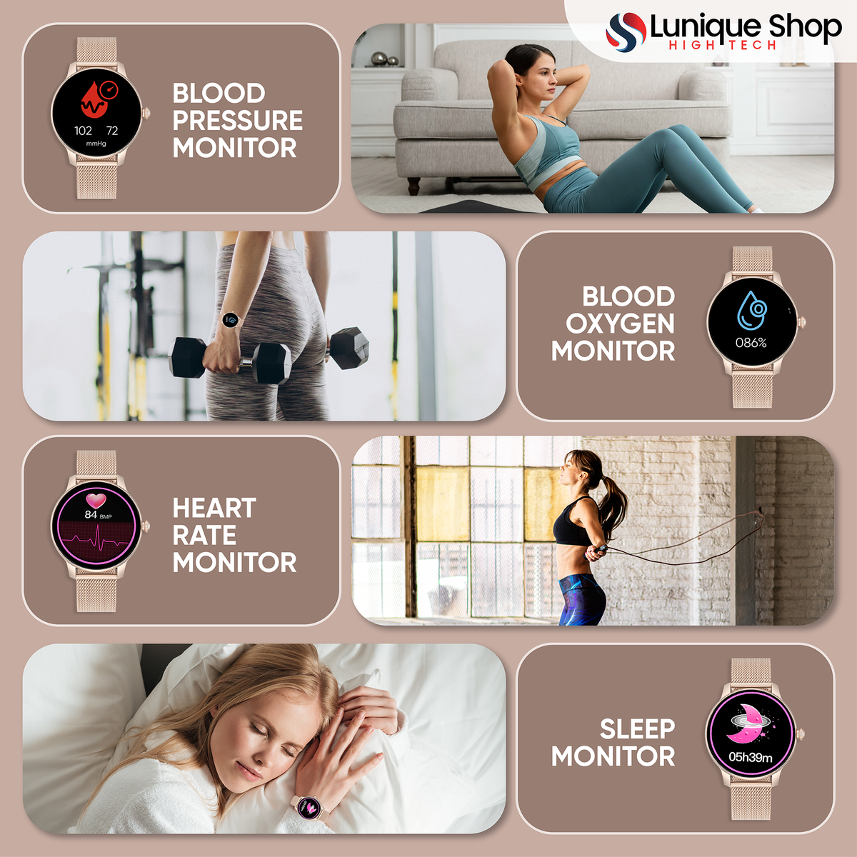 Montre connectée LSFIT Reconditionnée - montre connectee Lunique Shop