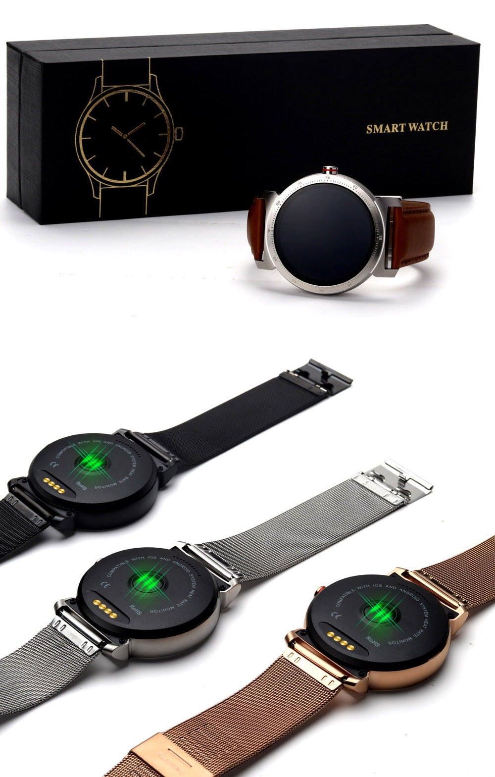 ONE TIME, Ecouter de la musique et Téléphoner - montre appel Lunique Shop