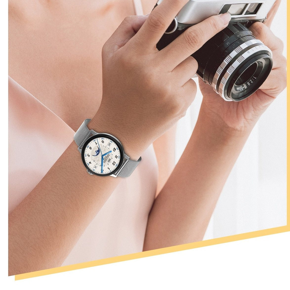 SMARTCALL , Appel en Bluetooth, musique, écran personnalisable - montre Lunique Shop