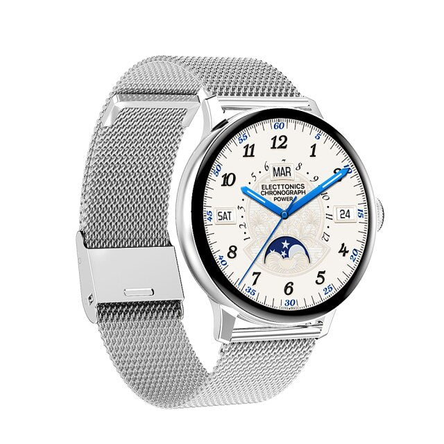 SMARTCALL , Appel en Bluetooth, musique, écran personnalisable - montre Lunique Shop argent metal