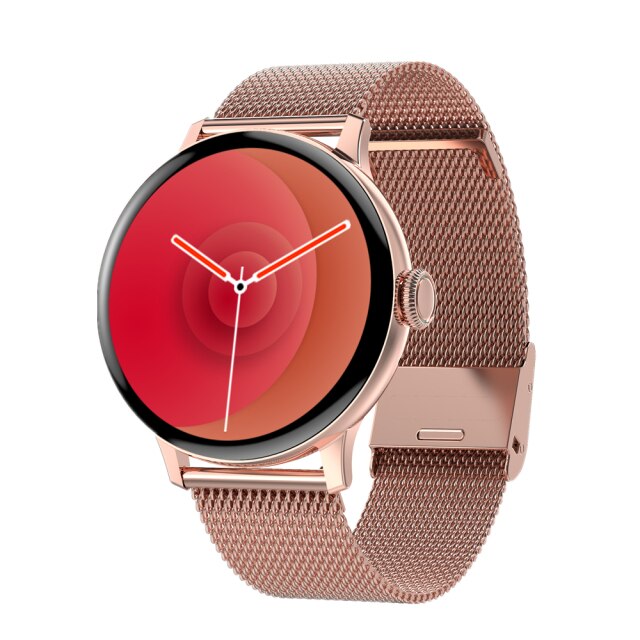 SMARTCALL , Appel en Bluetooth, musique, écran personnalisable - montre Lunique Shop Or metal