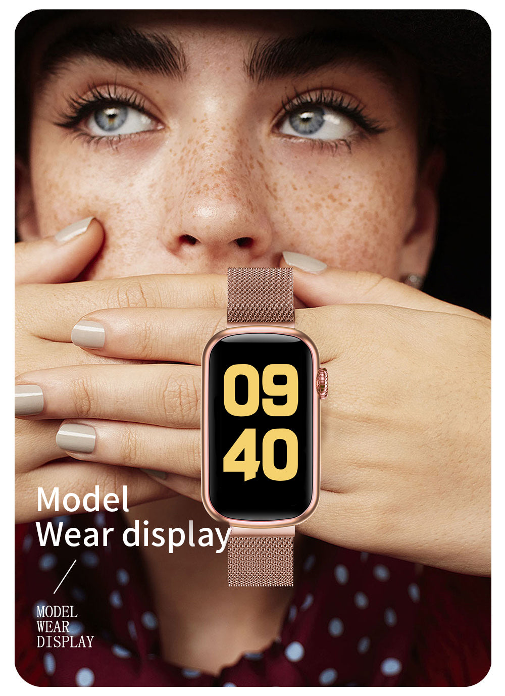 Montre connectée LUXURY Musique , météo - montre connectee Lunique Shop