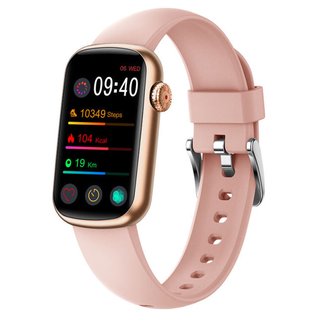 Montre connectée LUXURY Musique , météo - montre connectee Lunique Shop Or Bracelet Silicone