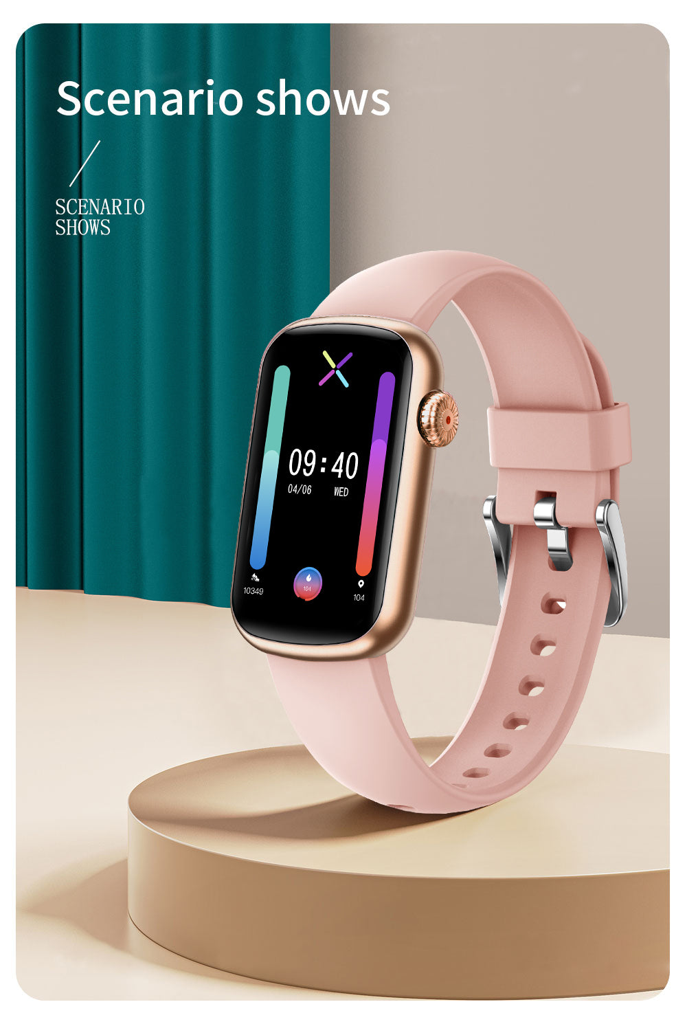 Montre connectée LUXURY Musique , météo - montre connectee Lunique Shop