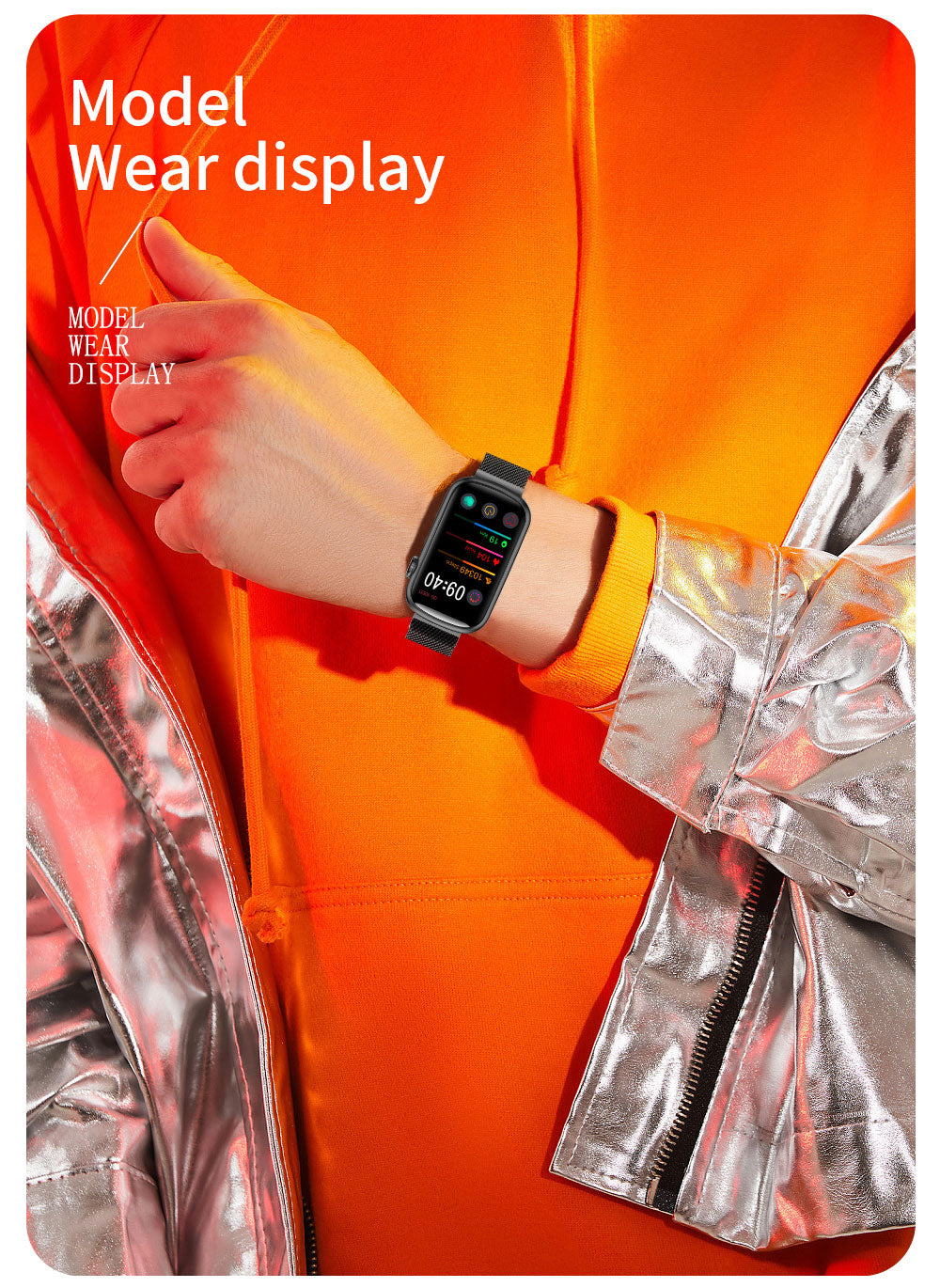 Montre connectée LUXURY Musique , météo - montre connectee Lunique Shop