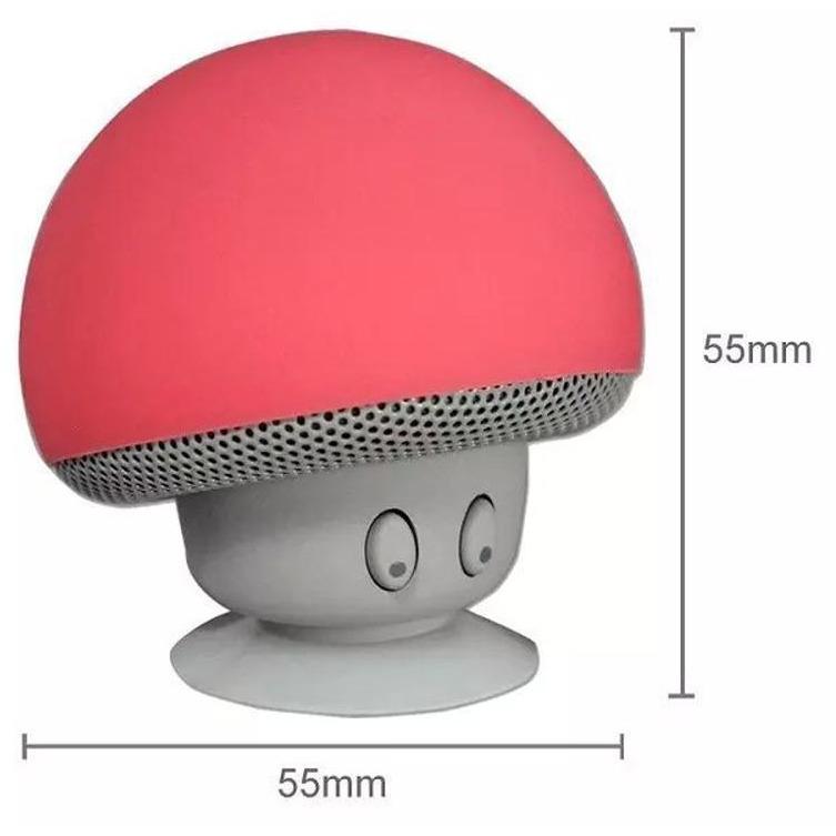 Enceinte Bluetooth Waterproof à Ventouse Modèle CHAMPI - Lunique Shop Rouge