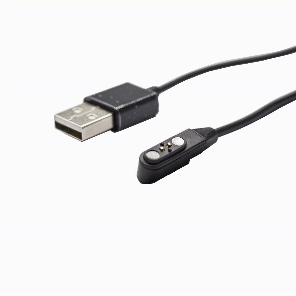TUSITA Magnétique Chargeur Montre Connectée (2 Pins 4mm) Compatible avec  YAMAY SW022,AGPTEK LW11, Ticwatch GTX,Haylou LS05- USB Câble de Chargement  3.3ft 100cm - Accessoires pour Montre Intelligente : : High-Tech